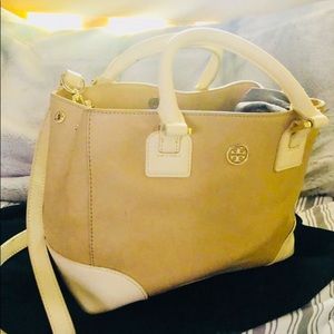 Tory Burch Robinson Colorblock Mini Square Tote